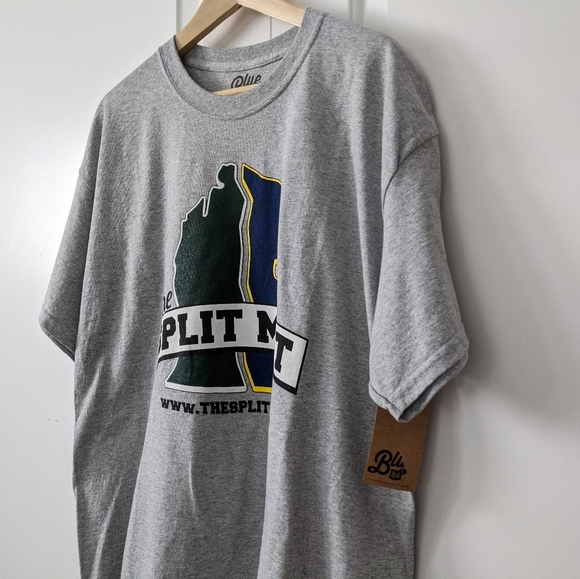 Michigan / Michigan State Grey T-shirt Sz. XL - Picture 2 of 7